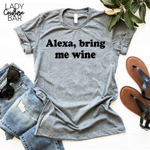 Lady Couture Bar Tops - Funny tshirts for Women, Grey t-shirt